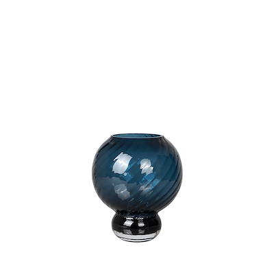 Specktrum Meadow Swirl Glasvase Blue Small 20cm