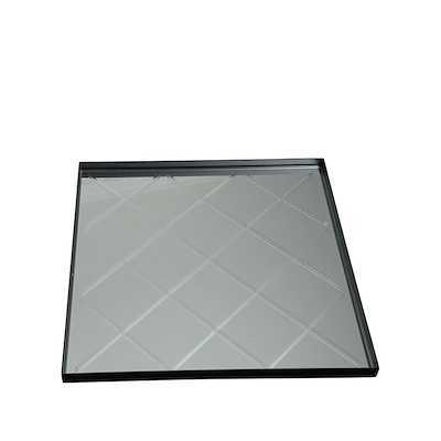 Specktrum Harlequin spejlbakke metalramme clear 40x40 cm