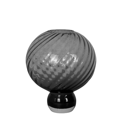 Specktrum Meadow Swirl Glasvase Grey Medium 27 cm