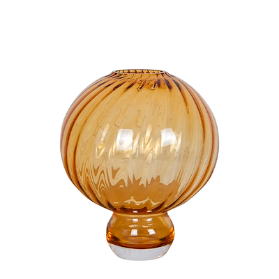 Specktrum Meadow Swirl Glasvase Amber Medium 27 cm