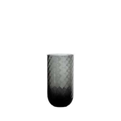 Specktrum Meadow Swirl Cylinder Vase Grey Small