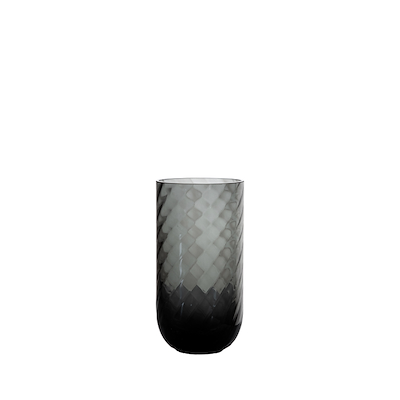 Specktrum Meadow Swirl Cylinder vase grey small H21 cm