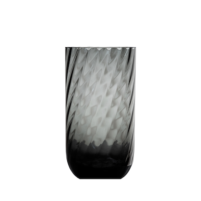 Specktrum Meadow Swirl Cylinder Vase Grey Medium