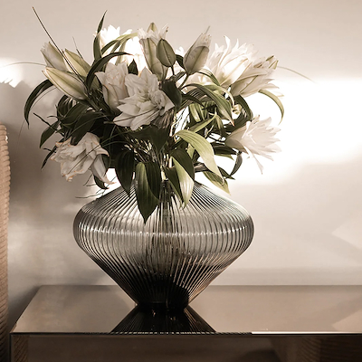 Specktrum Willow vase grey large H25 cm