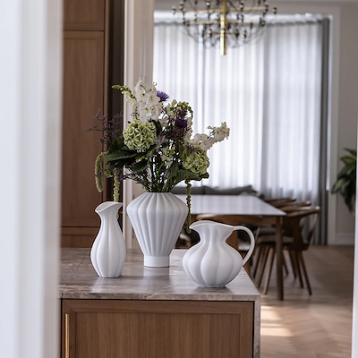 Specktrum Evelyn ceramic vase off white