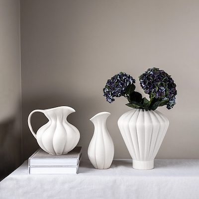 Specktrum Evelyn ceramic vase off white