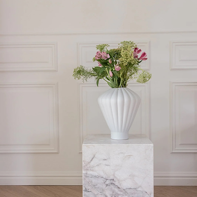 Specktrum Evelyn ceramic vase off white
