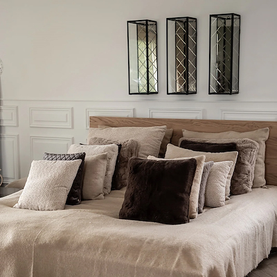 Specktrum adalyn pude dark grey 45x45 cm