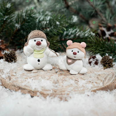 Klarborg snemænd 2016 Ejlif & Effi