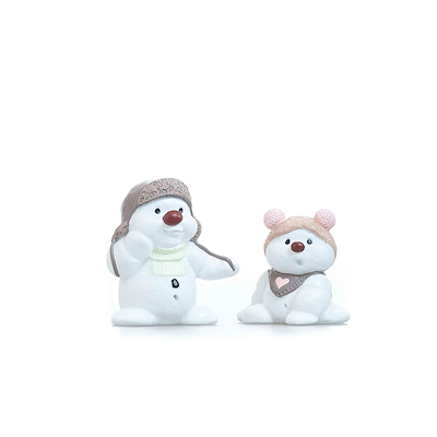 Klarborg snemænd 2016 Ejlif & Effi