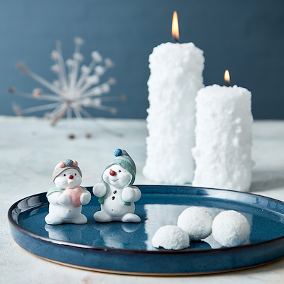 Klarborg Snemænd 2018 Fiffi & Tilla