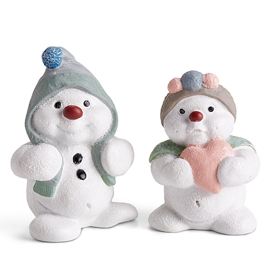 Klarborg Snemænd 2018 Fiffi & Tilla