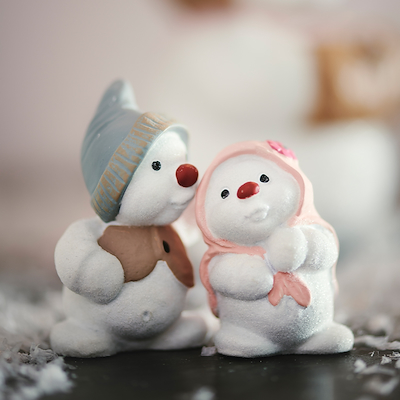 Klarborg snemænd 2019 Ejno og Elma