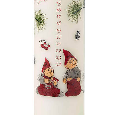 Klarborg kalenderlys Bette Etly og Bror Peter