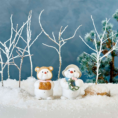 Klarborg snemænd 2021 Gertrud & Ejvin