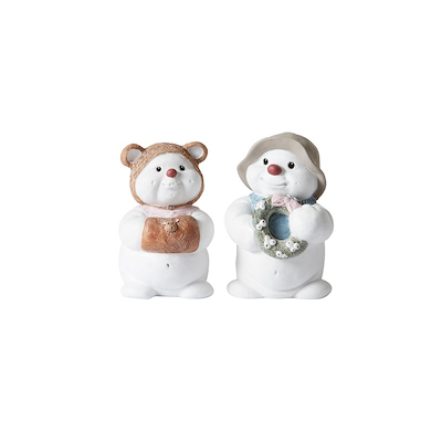 Klarborg snemænd 2021 Gertrud & Ejvin