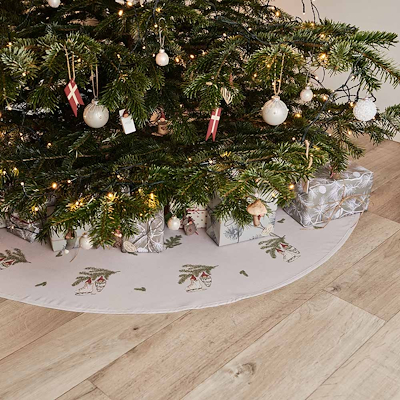 Klarborg nisserik juletræstæppe