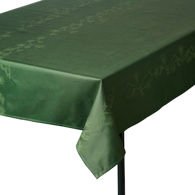 Klarborg Julehygge Jacquard Dug Grøn 140 x 270 cm
