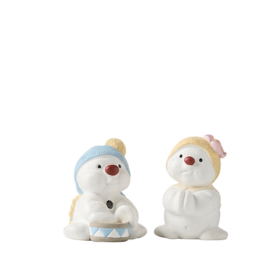 Klarborg snemænd 2023 Thamias & Tida