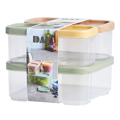 Opbevaringskasse plast 4 stk