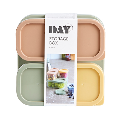 Opbevaringskasse plast 4 stk