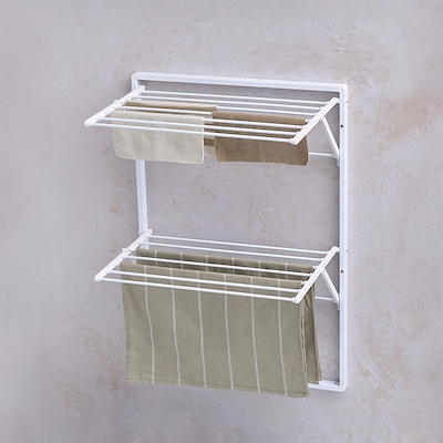 Tørrestativ hvid 60x39,5x88 cm