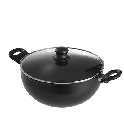 Aldente stegegryde sort 5 liter