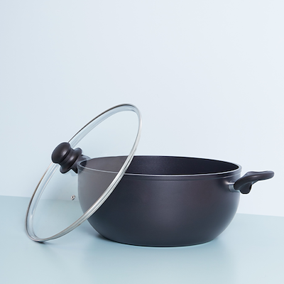 Aldente stegegryde sort 5 liter