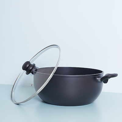 Aldente stegegryde sort 5 liter