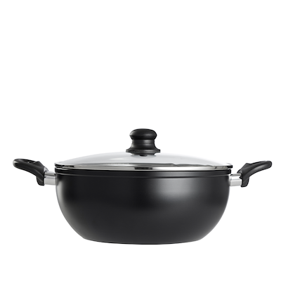 Aldente stegegryde sort 5 liter