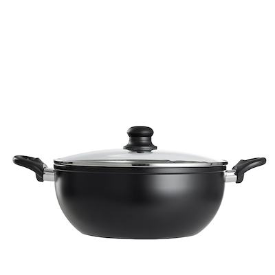 Aldente stegegryde sort 5 liter