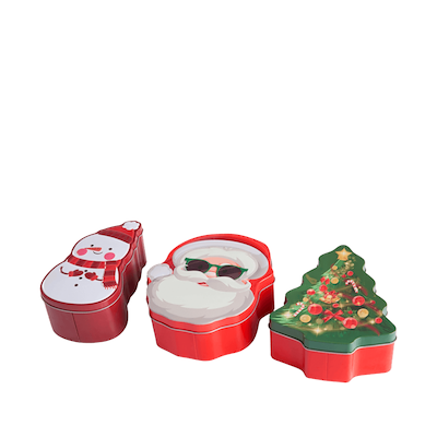 Kagedåse julemotiv 1 stk. assorteret