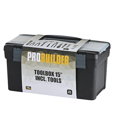 Probuilder værktøjskasse 252 dele