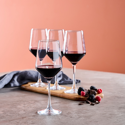 Rødvinsglas klar 4 stk. 51 cl.