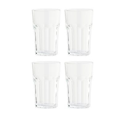 Drikkeglas klar 4 stk 33 cl