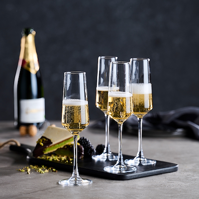 Champagneglas klar 4 stk. 24 cl.