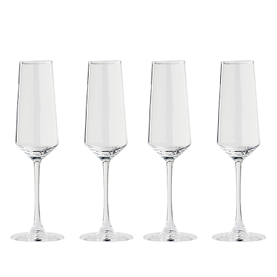 Champagneglas klar 4 stk. 24 cl.