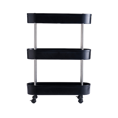 Rullebord sort 46,3x15x63 cm