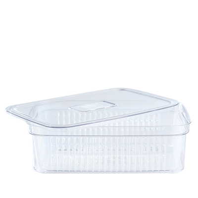 Opbevaringsboks plast med låg