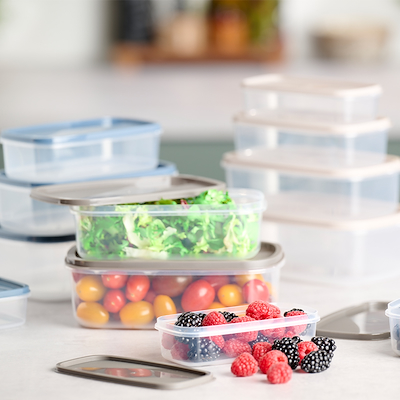 Opbevaringsbokse sæt med 4 stk.