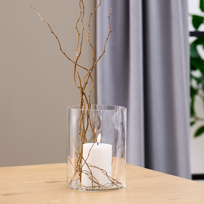 Vase cylinder glas Ø 15 H 20 cm