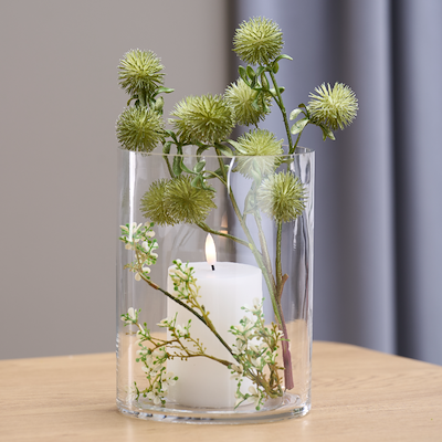 Vase cylinder glas Ø 15 H 20 cm