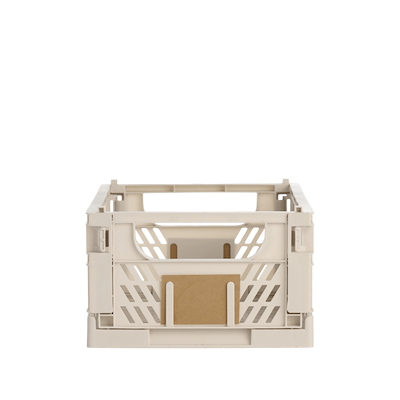 Stabelbar foldekasse natural 33x24,5x15 cm