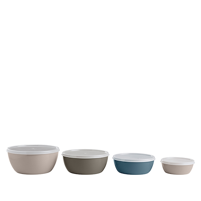 Skålesæt med låg 4 stk.