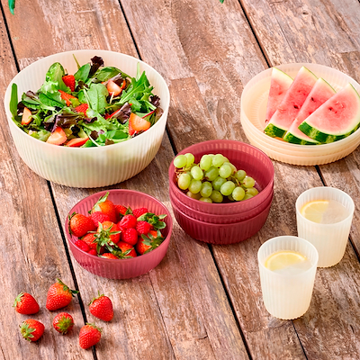 Salatskål Ø 24,5 cm i assorterede farver