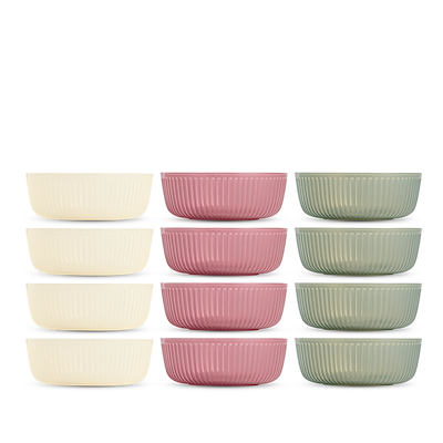 Skålesæt 4 stk. Ø 15 cm i assorterede farver