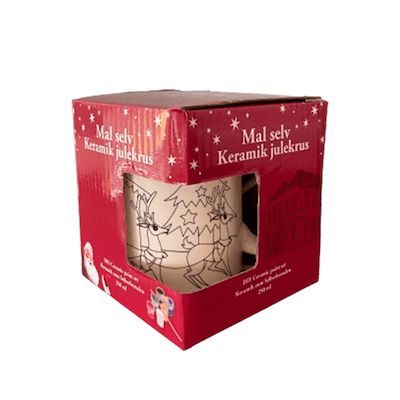 Det Gamle Apotek mal-selv julekrus keramik 250 ml