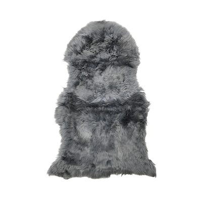 Det Gamle Apotek lammeskind New Zealand grå 85x55 cm