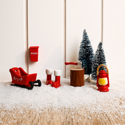 Det Gamle Apotek nissedør tilbehør 5 dele