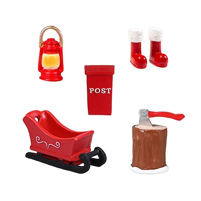 Det Gamle Apotek nissedør tilbehør 5 dele